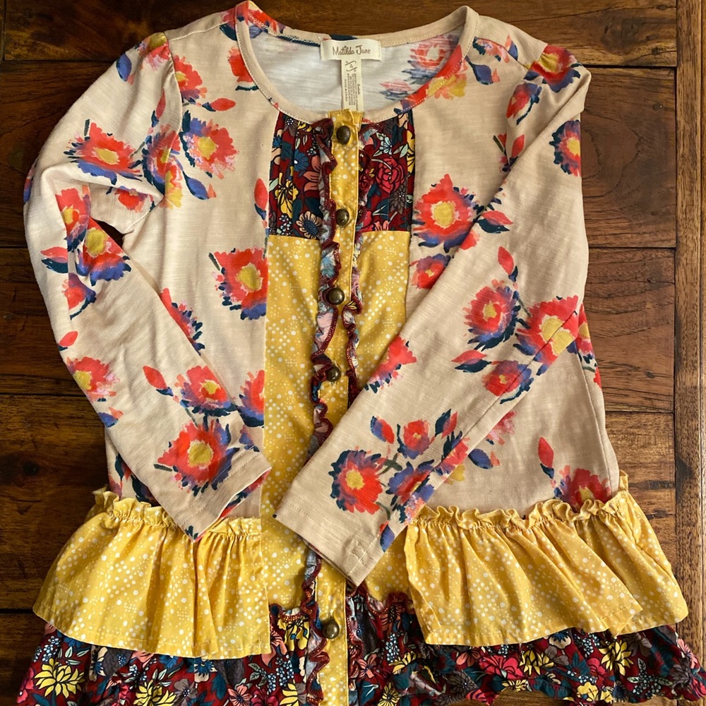 Matilda Jane Floral Top Size 4
